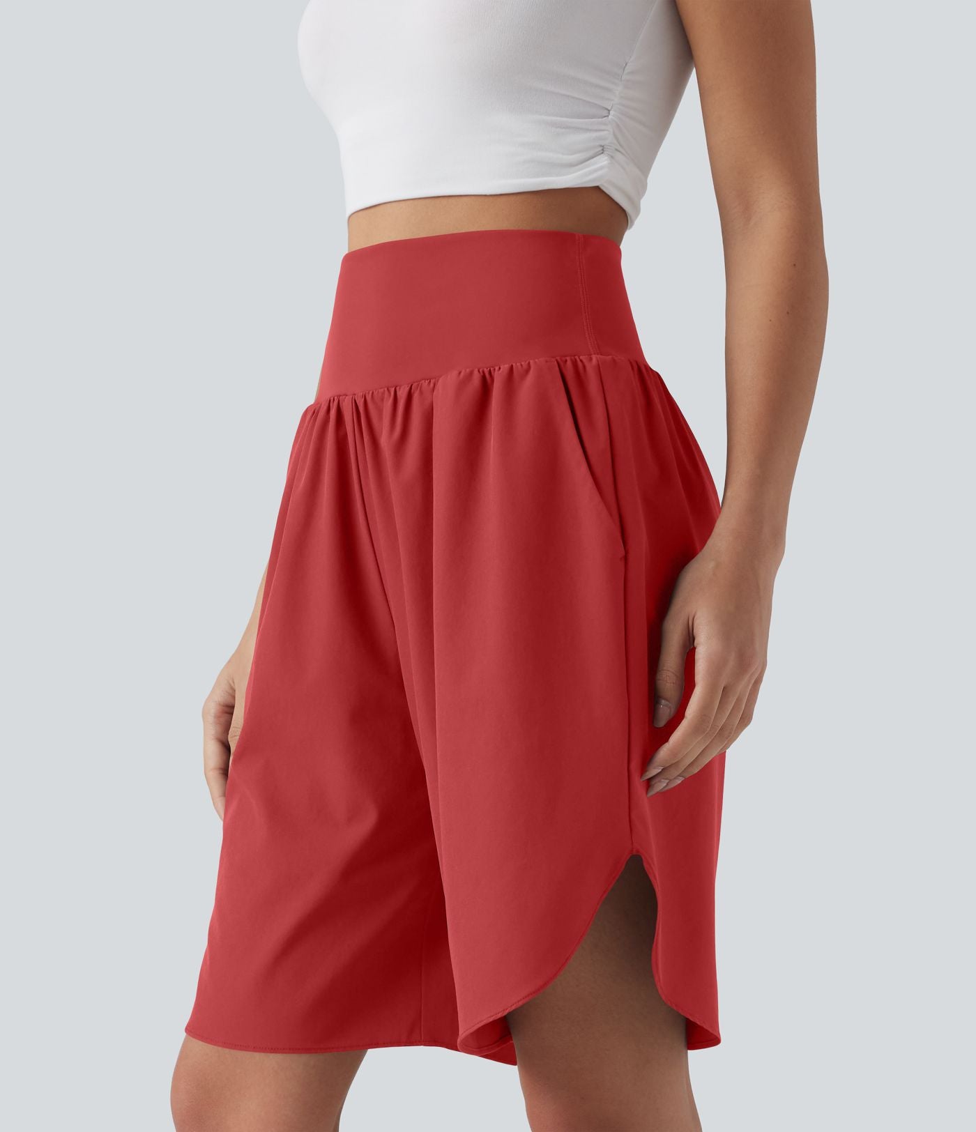 Short resort taille haute gainant séchage rapide avec fentes Breezeful™ et poches