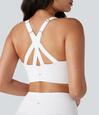 Brassière de sport SpeedWave™ maintien moyen push-up fermeture éclair boucle ajustable séchage rapide running bonnets E-G