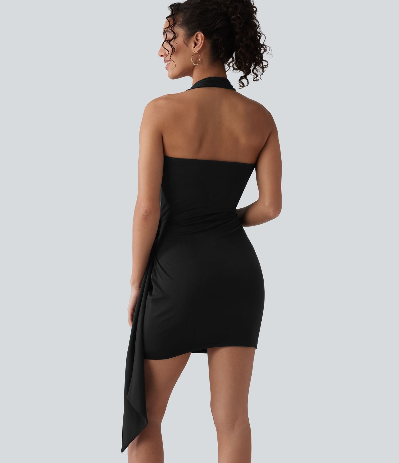 Robe micro mini moulante col licou