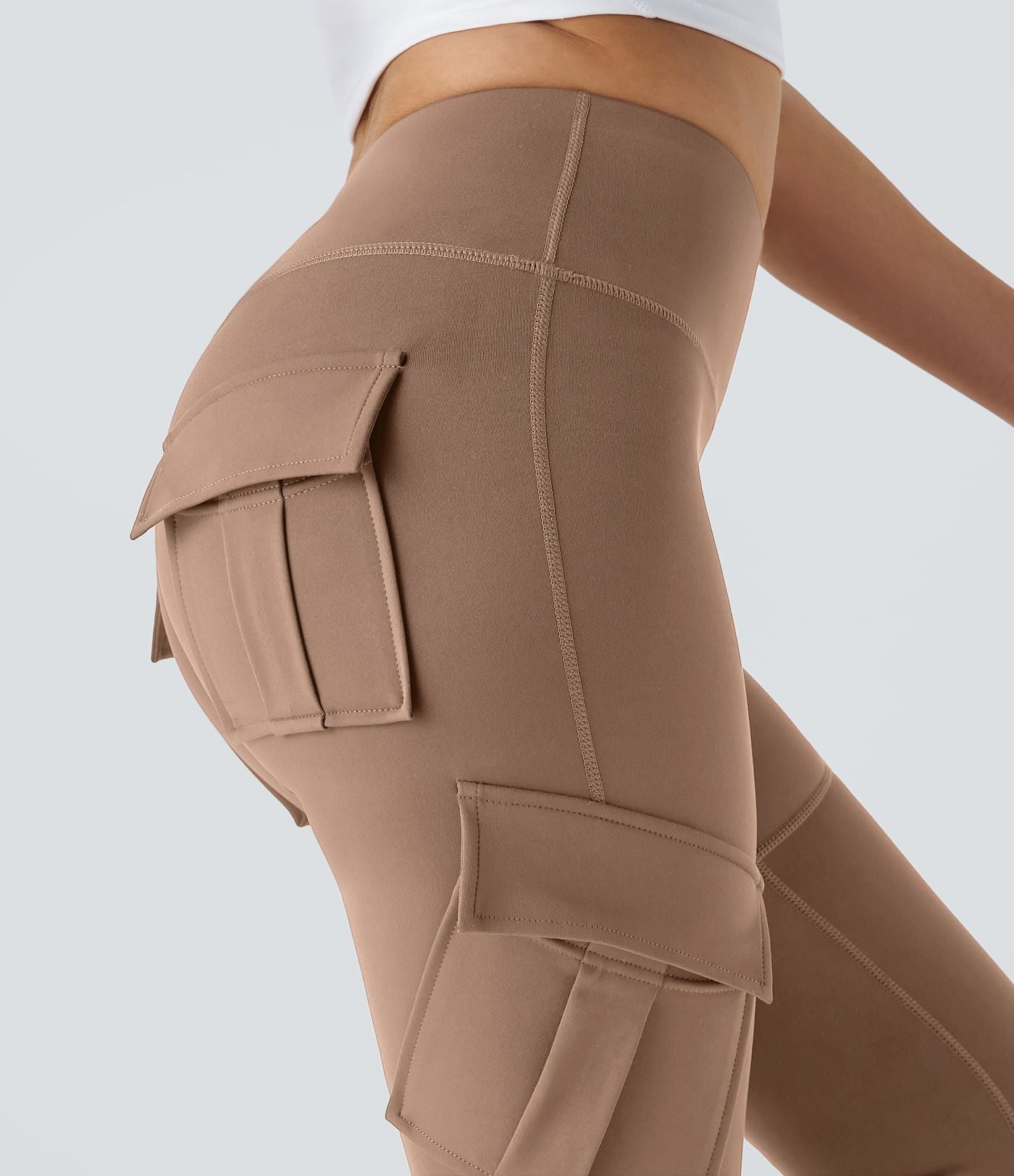 Legging yoga ajusté cargo taille haute DayStretch avec poches