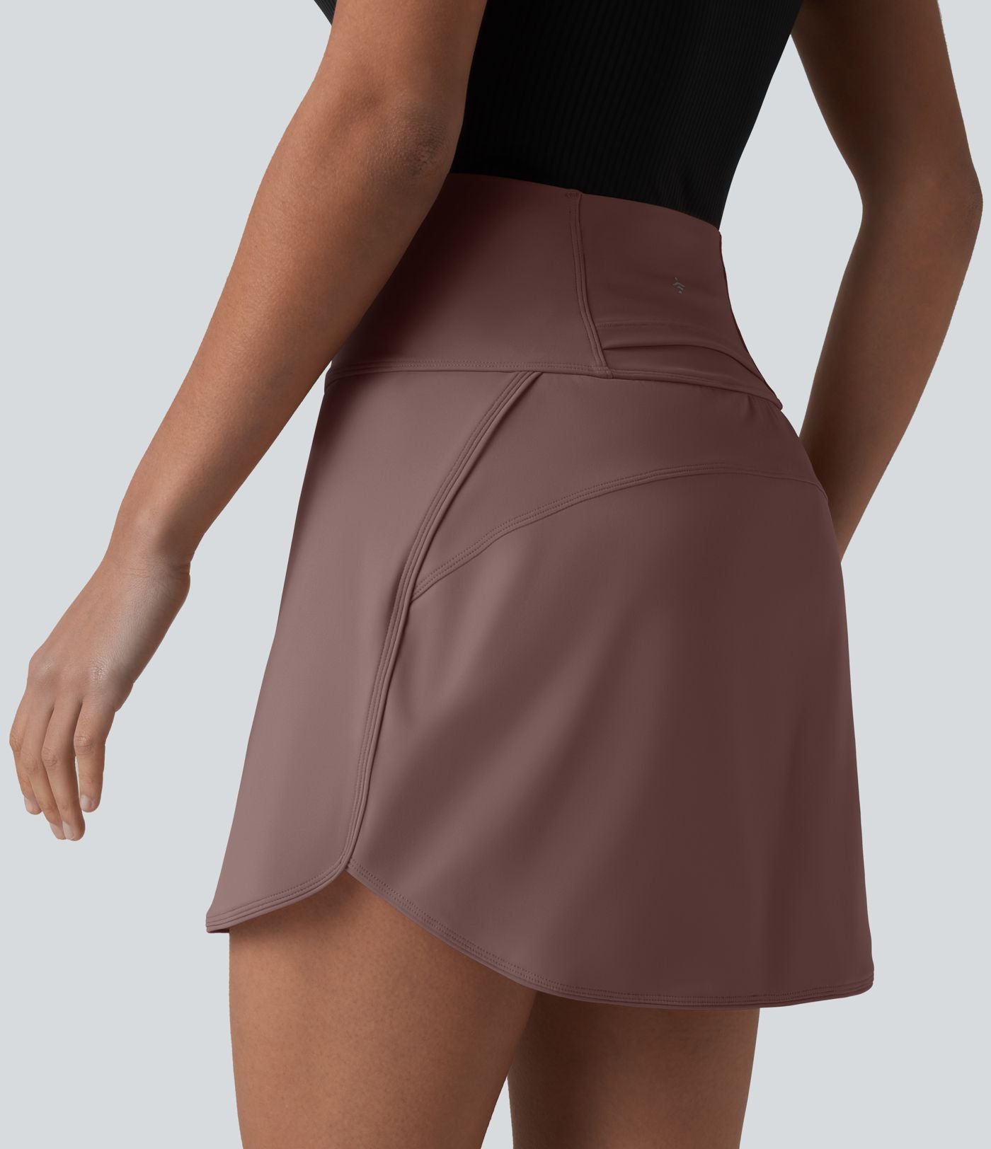 Jupe de golf courte 2-en-1 SoftlyZero™ Airy effet frais InstantCool taille ultra-haute gainant avec ourlet arrondi et poches