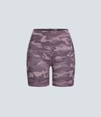 Short Course Biker Yoga Taille Haute avec Poches Latérales