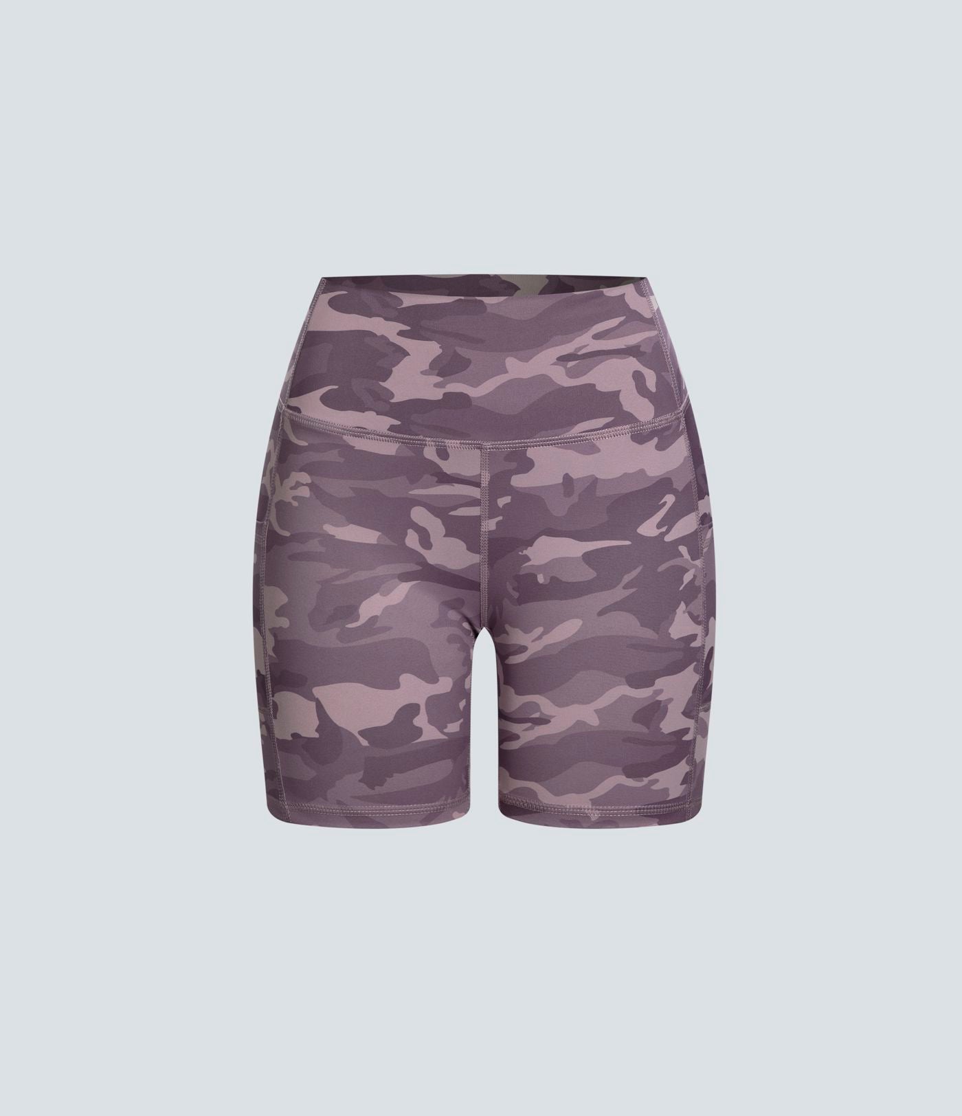 Short Course Biker Yoga Taille Haute avec Poches Latérales