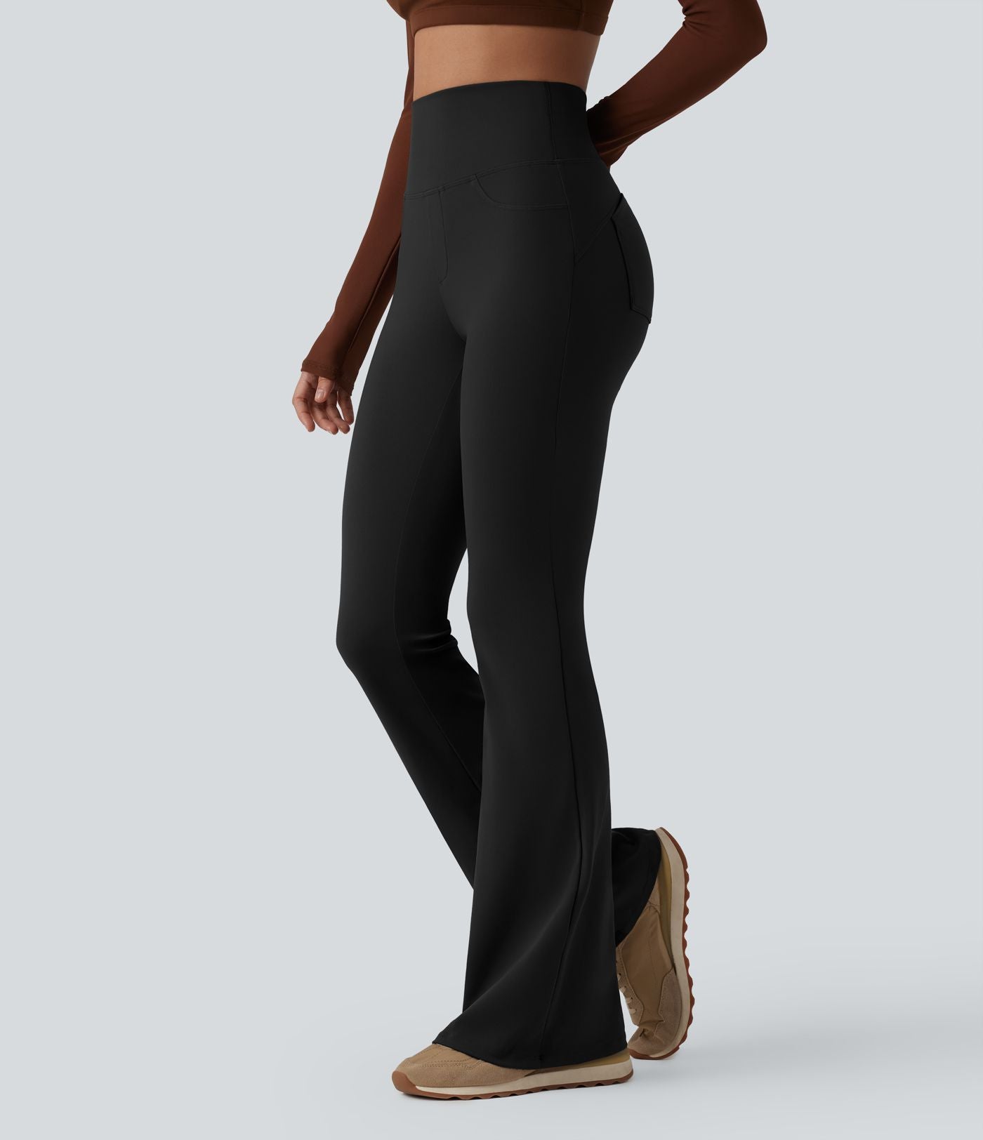 Legging de yoga bootcut DayStretch gainant taille haute avec poches