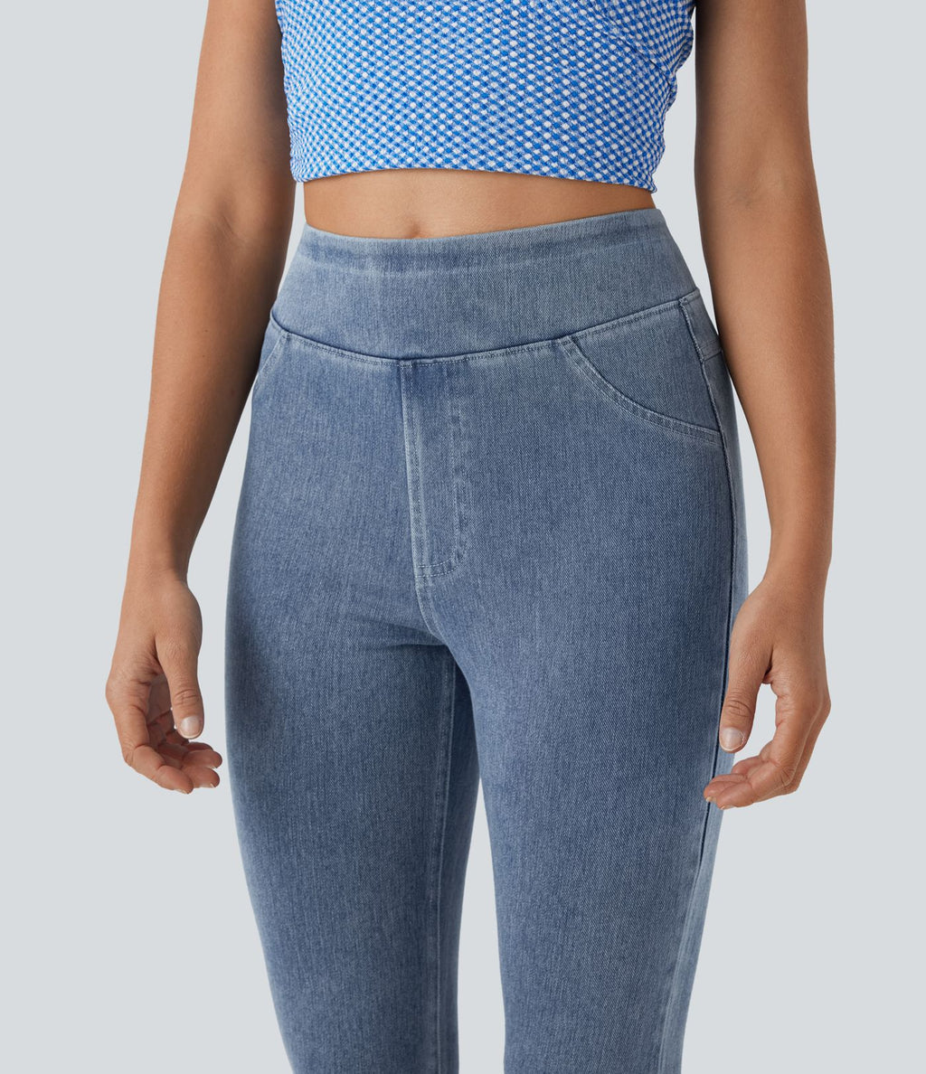 Halara Flex™ Jegging Capri Taille Haute Extensible Poche Latérale Arrière