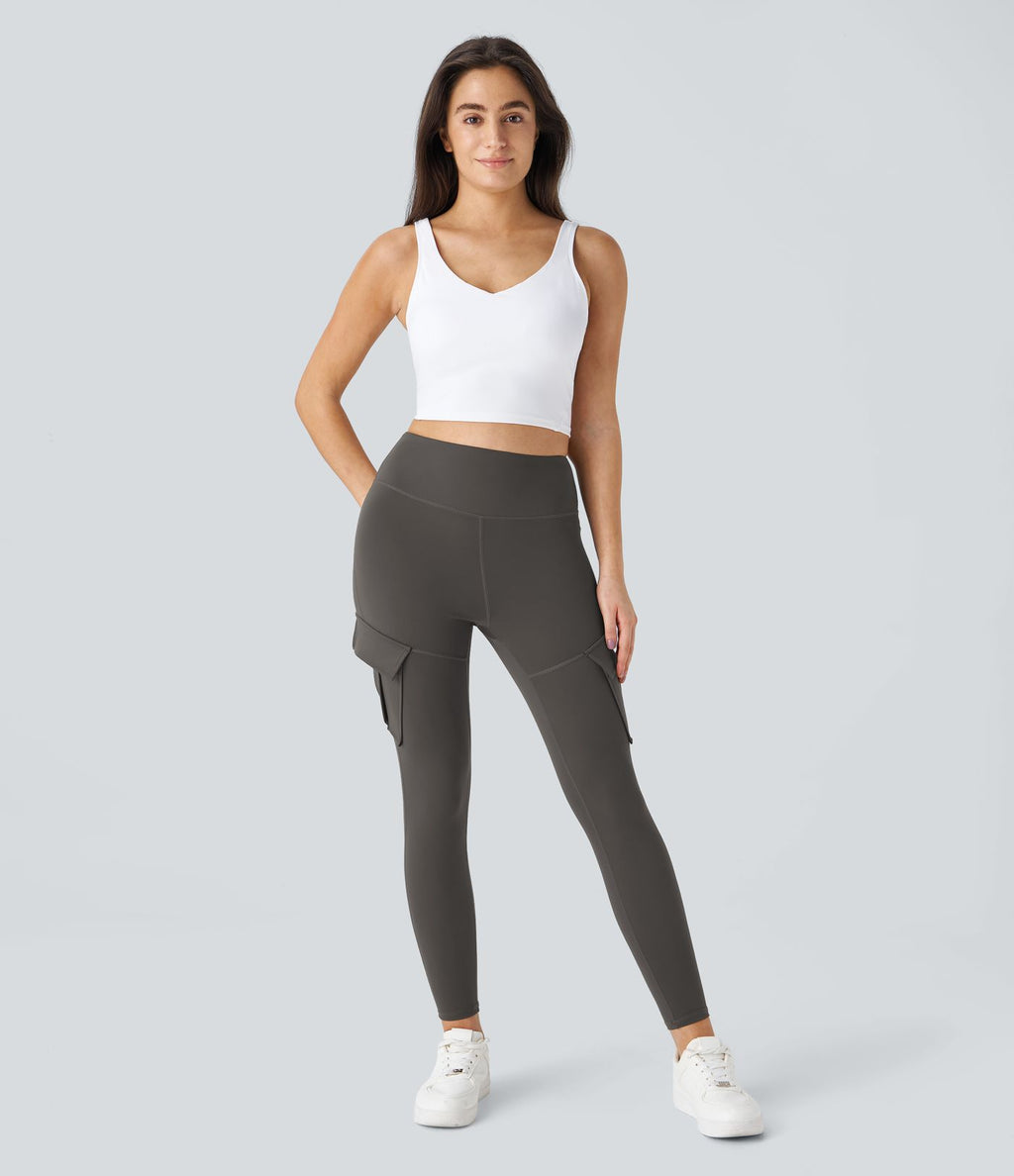 Legging yoga ajusté cargo taille haute DayStretch avec poches
