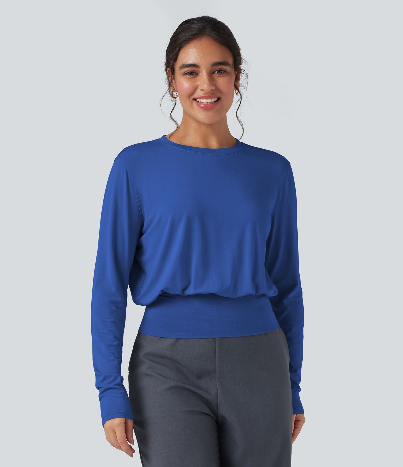 T-shirt de travail col rond manches longues