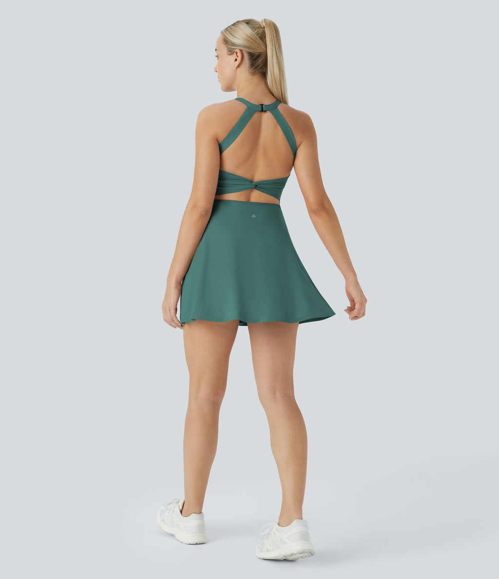 Softlyzero™ Airy Robe Sport Torsadée Dos Nu Édition Easy Peasy