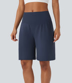 Bermuda SoftlyZero™ Airy de yoga taille haute avec poches multiples et effet frais InstantCool
