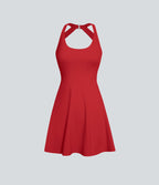 Robe de sport dos nu torsadée A-C