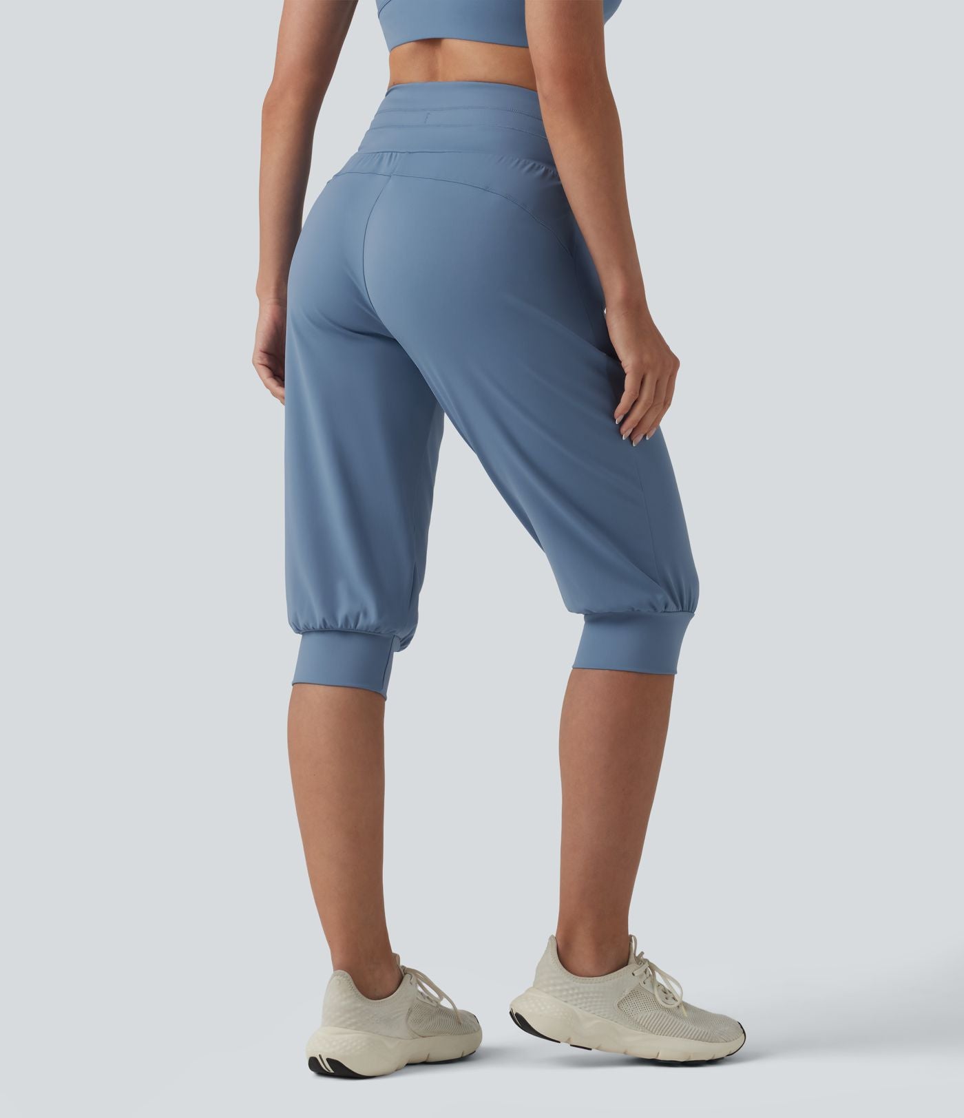 Jogging corsaire de yoga SoftlyZero™ Plush taille haute ventre plat avec cordon de serrage et poches