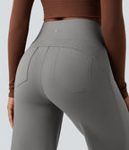 Pantalon yoga large gainant taille haute DayStretch avec poches