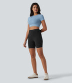 Halara UltraSculpt™ Cycliste casual 17,5 cm taille haute ventre plat, avec poches