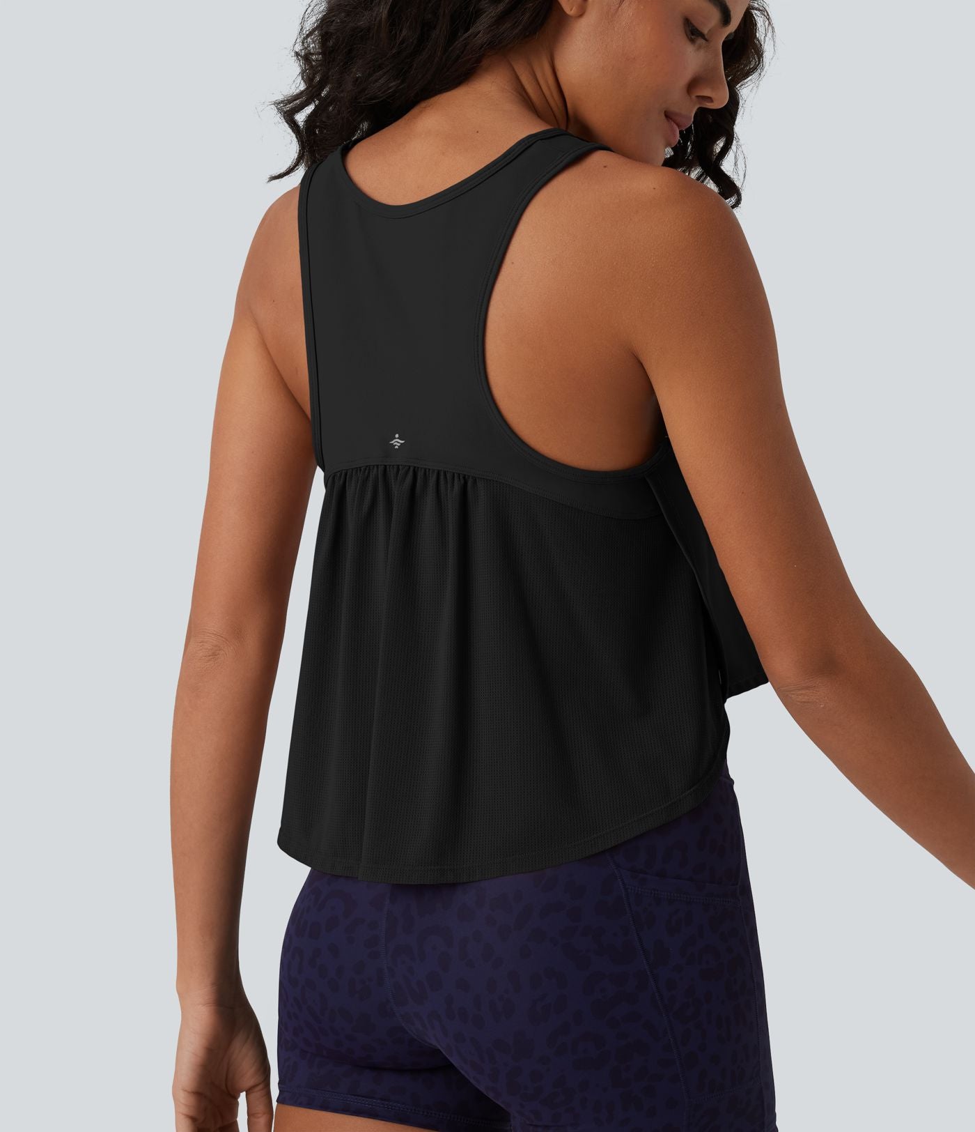 Débardeur running col rond dos nageur mesh respirant effet frais InstantCool séchage rapide, protection solaire UPF50+