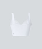 Brassière yoga SoftlyZero™ Airy maintien léger découpes effet frais InstantCool, bonnets E-G
