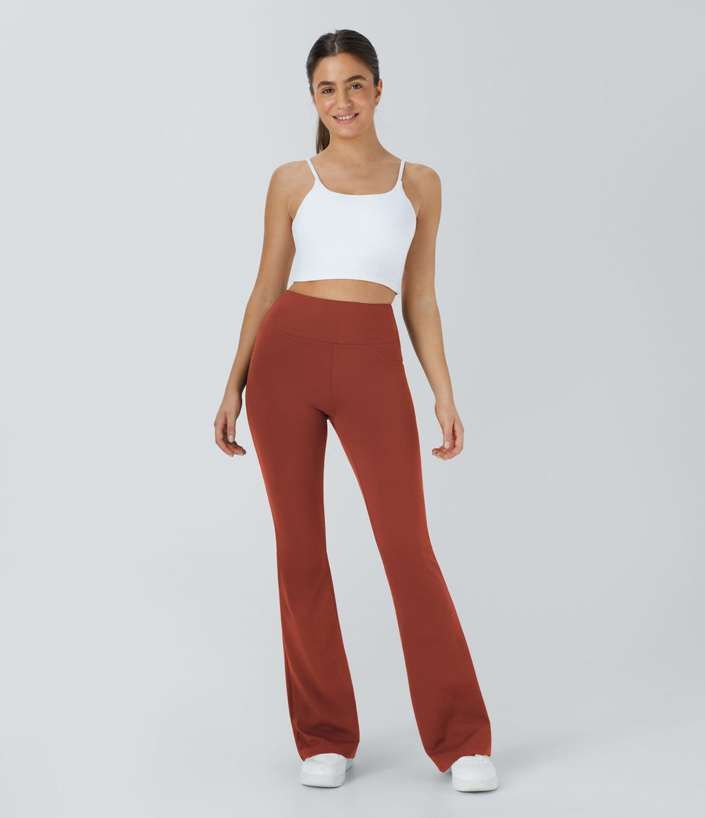 Legging yoga évasé taille haute DayStretch avec poches