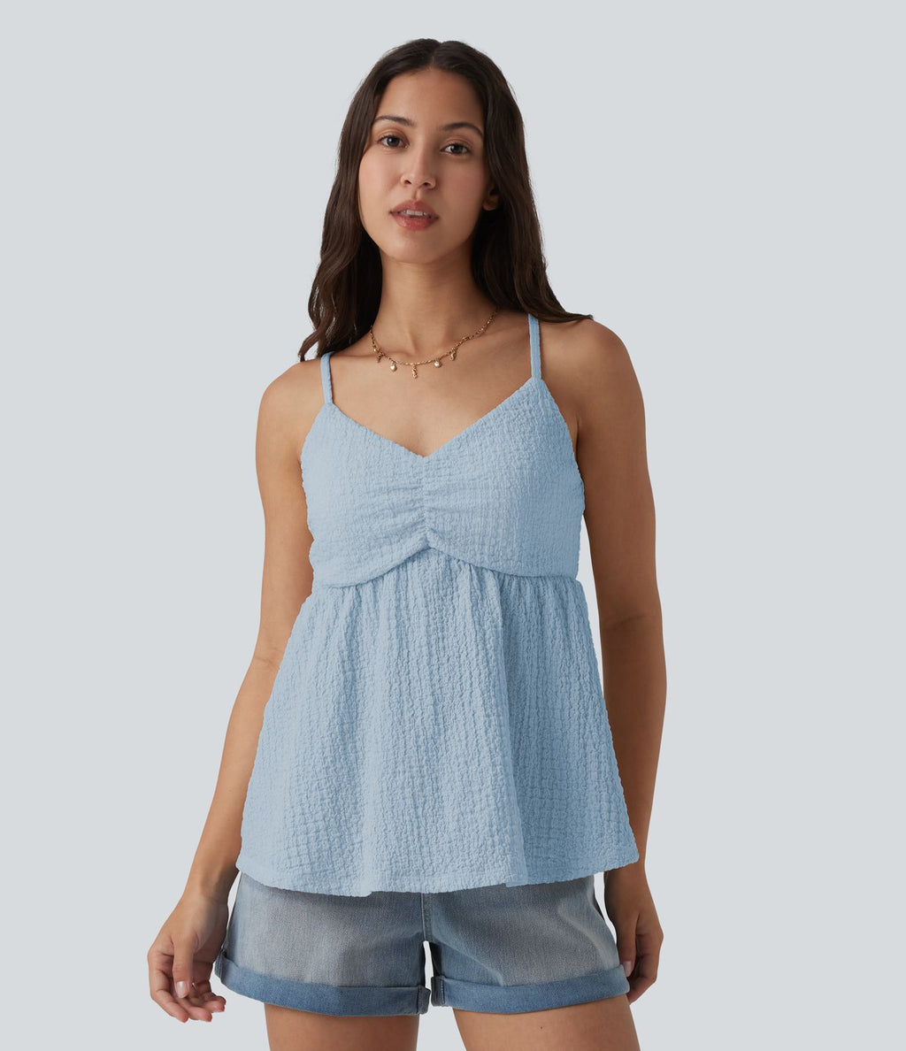 Débardeur col V avec brassière intégrée