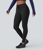 Jogging randonnée SoftlyZero™ Plush taille haute avec cordon de serrage et poches