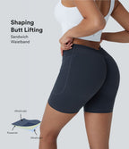 Legging d'entraînement gainant taille haute avec poches Halara UltraSculpt™