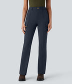 Pantalon cargo bootcut randonnée taille moyenne DayStretch avec poches