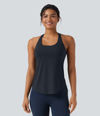 Débardeur running Halara UltraSculpt™ col rond dos croisé bonnets E-G