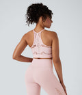 Brassière de sport yoga maintien léger avec découpes sans couture Seamless Flow