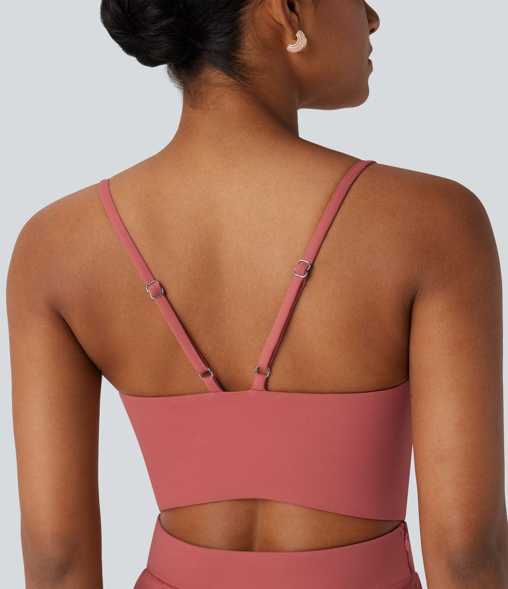 Combinaison à bretelles Breezeful™ dos nu, jambes larges, séchage rapide avec poches latérales - Édition Easy Peasy