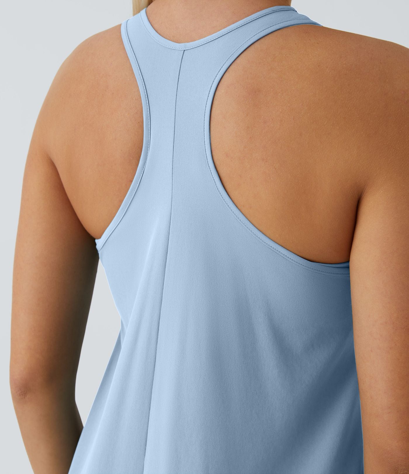 Robe décontractée mi-longue Breezeful™ dos nageur poche latérale fluide asymétrique séchage rapide A-C
