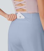 Bermuda SoftlyZero™ Airy de yoga taille haute avec poches multiples et effet frais InstantCool