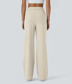 Pantalon taille haute coupe droite DayStretch avec poches