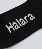 Chaussettes chevilles padel/pickleball imprimé lettres Halara