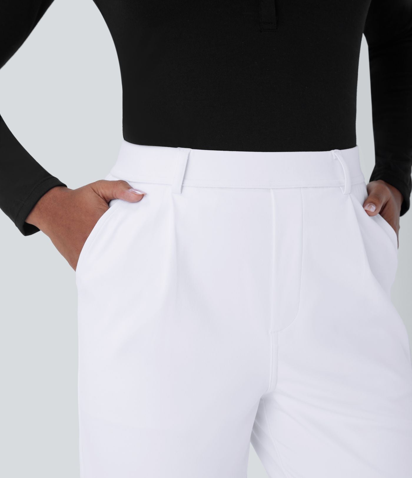 Pantalon tailleur évasé taille haute Halara Flex™ DayStretch avec poches