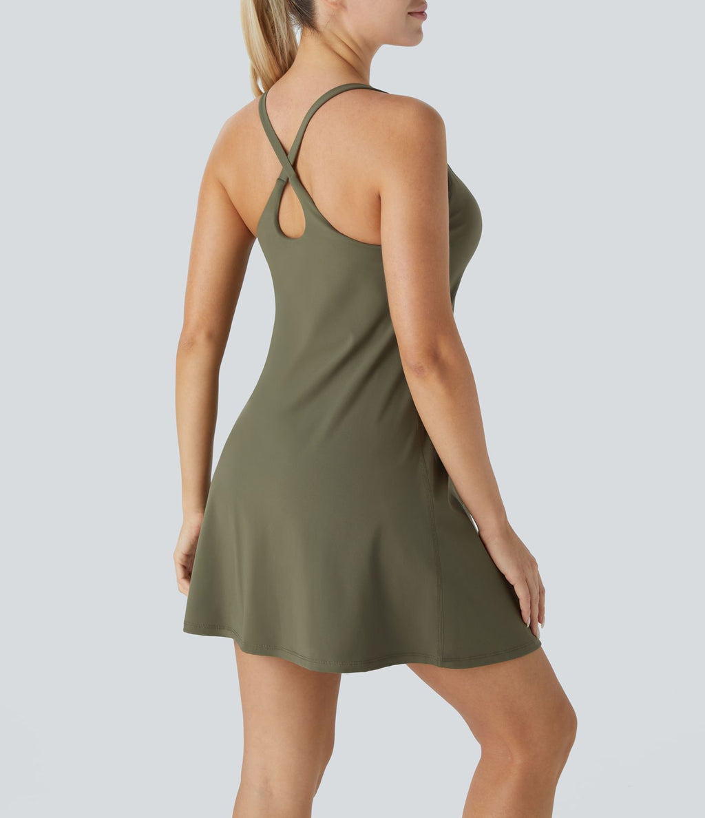 Robe de sport mini 2-en-1 SoftlyZero™ Plush avec poche E-G