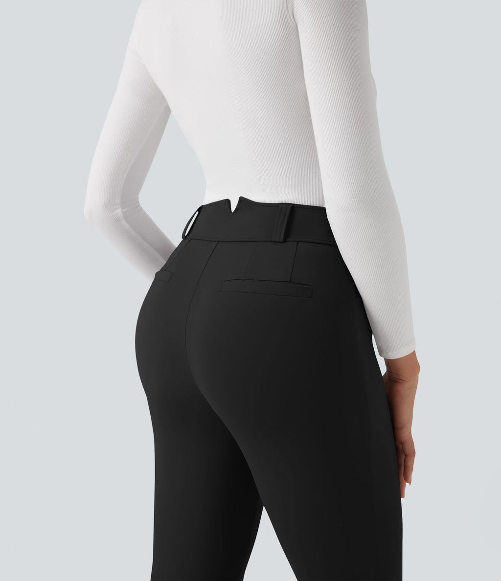 Pantalon de travail fuselé 7/8 taille haute Halara Flex™ DayStretch avec poches