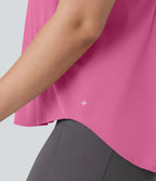 Débardeur running Halara UltraSculpt™ grande taille col rond ourlet arrondi