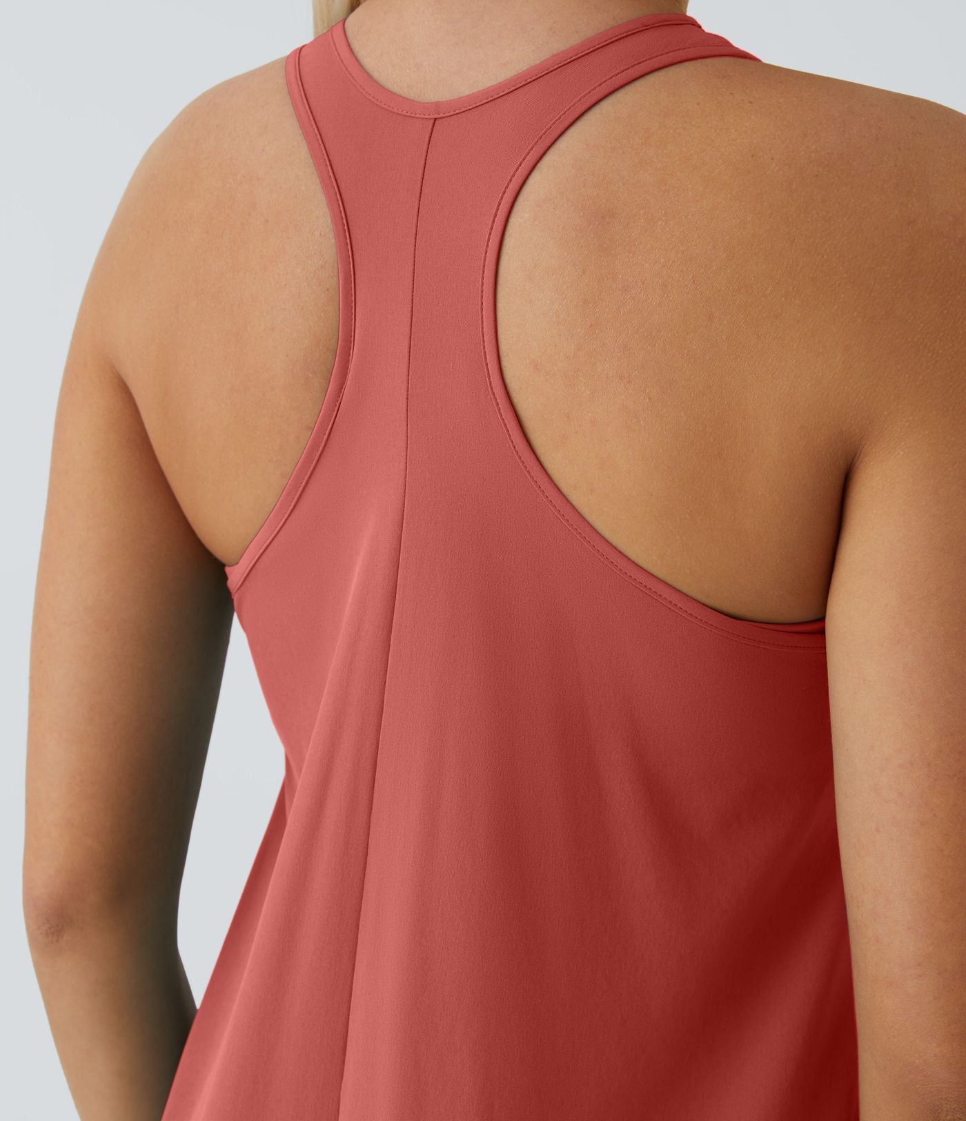 Robe décontractée mi-longue Breezeful™ dos nageur poche latérale fluide asymétrique séchage rapide A-C