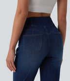 Halara Flex™ Jegging bootcut casual taille haute avec poches