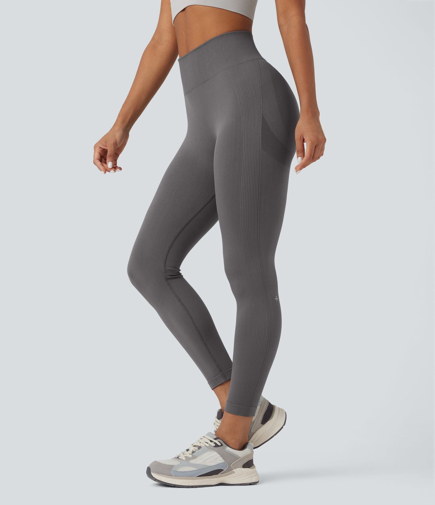 Legging yoga taille haute push-up froncé sans couture OneForm Seamless Flow