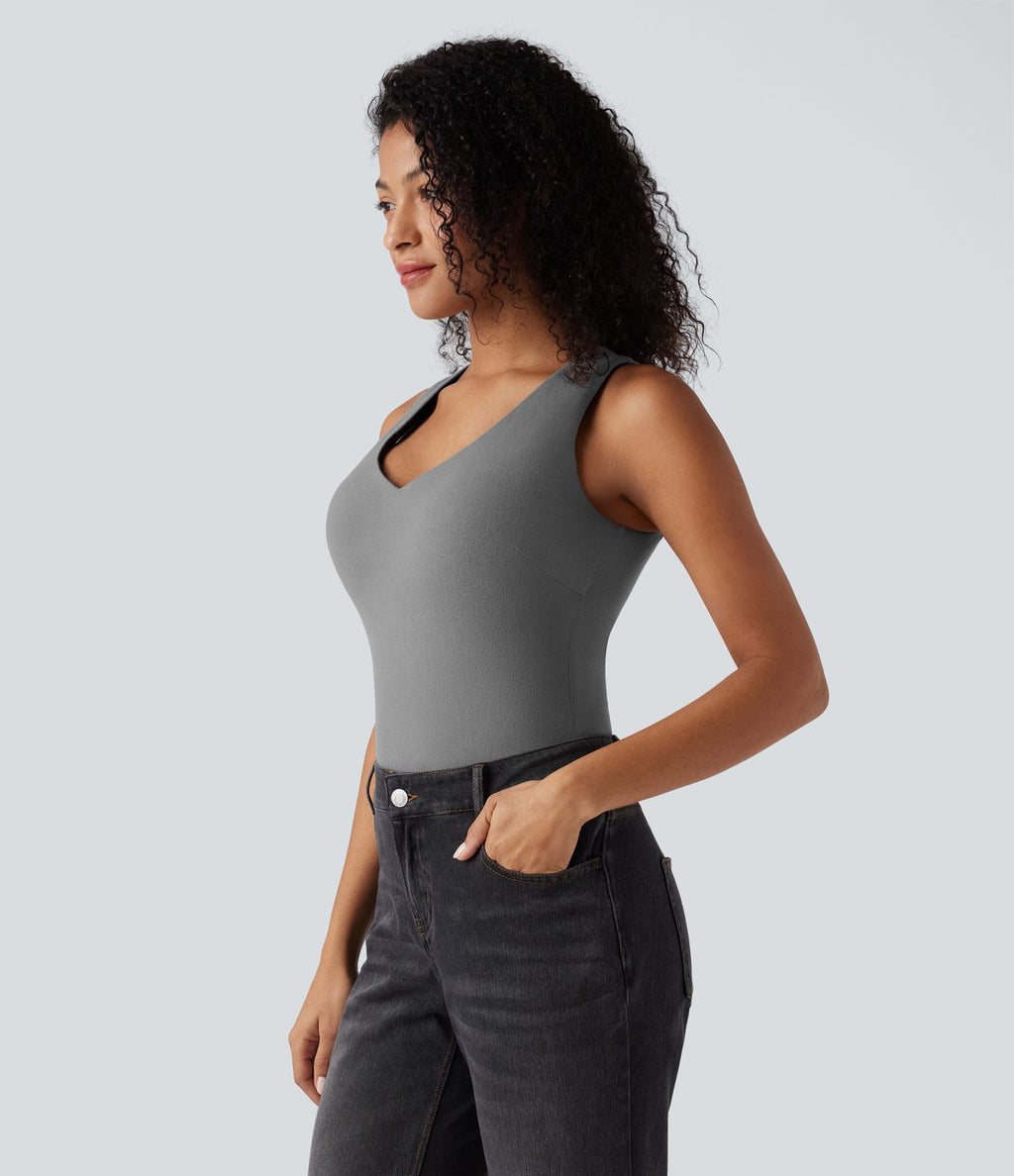 Débardeur chaud col V push-up - Bonnets E-G