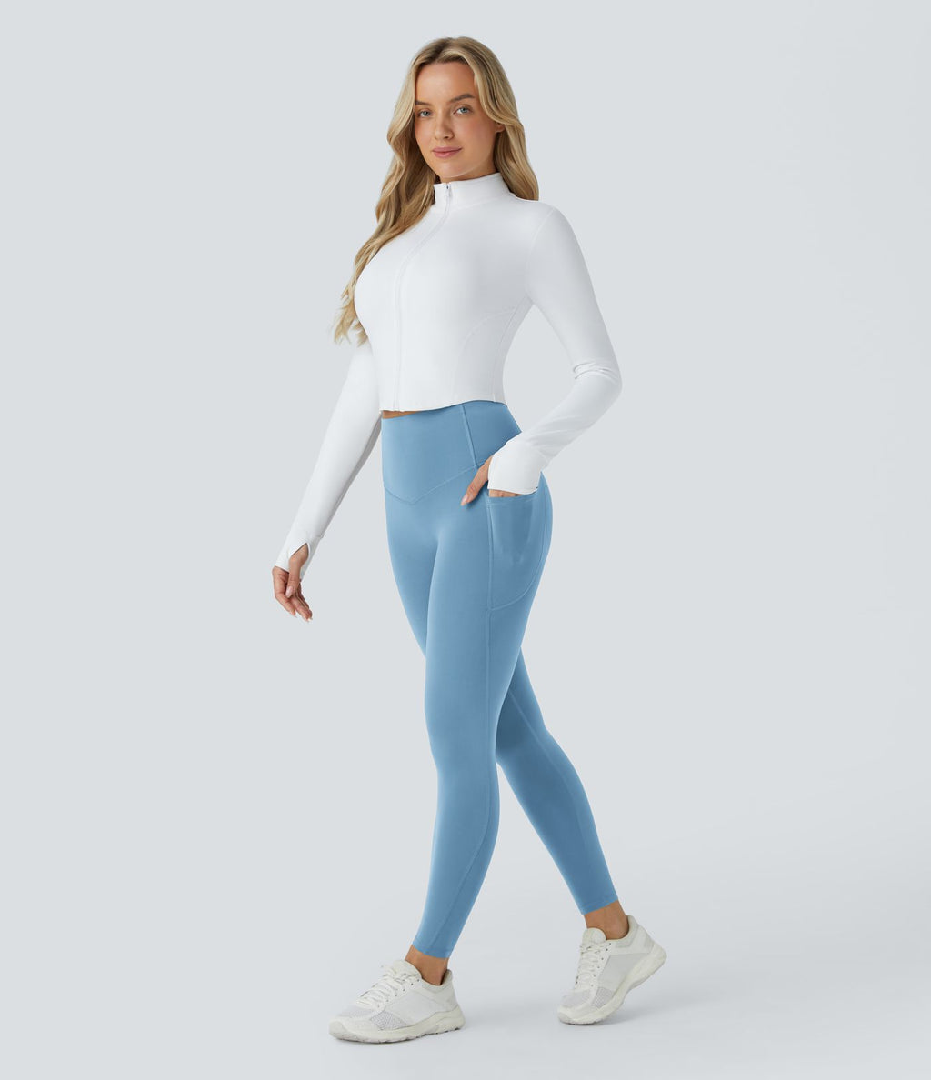 Legging d'entraînement gainant galbant taille haute avec poches Halara UltraSculpt™