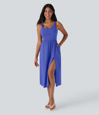 Robe décontractée mi-longue SoftlyZero™ Airy avec coques et effet frais InstantCool avec poches, bonnets E-G