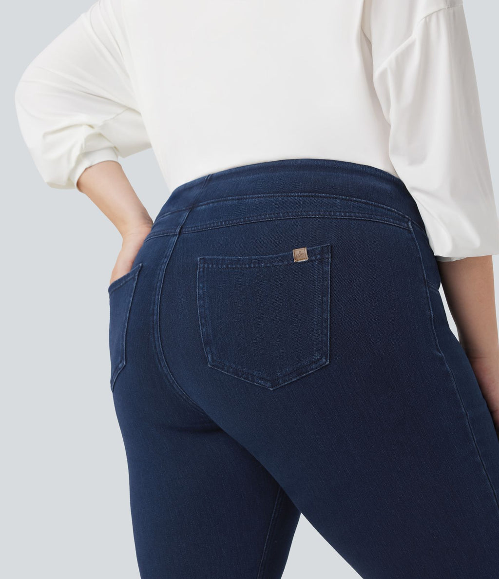 Halara Flex™ Jegging Casual Taille Haute Tricot Extensible Poche Latérale Arrière Grande Taille