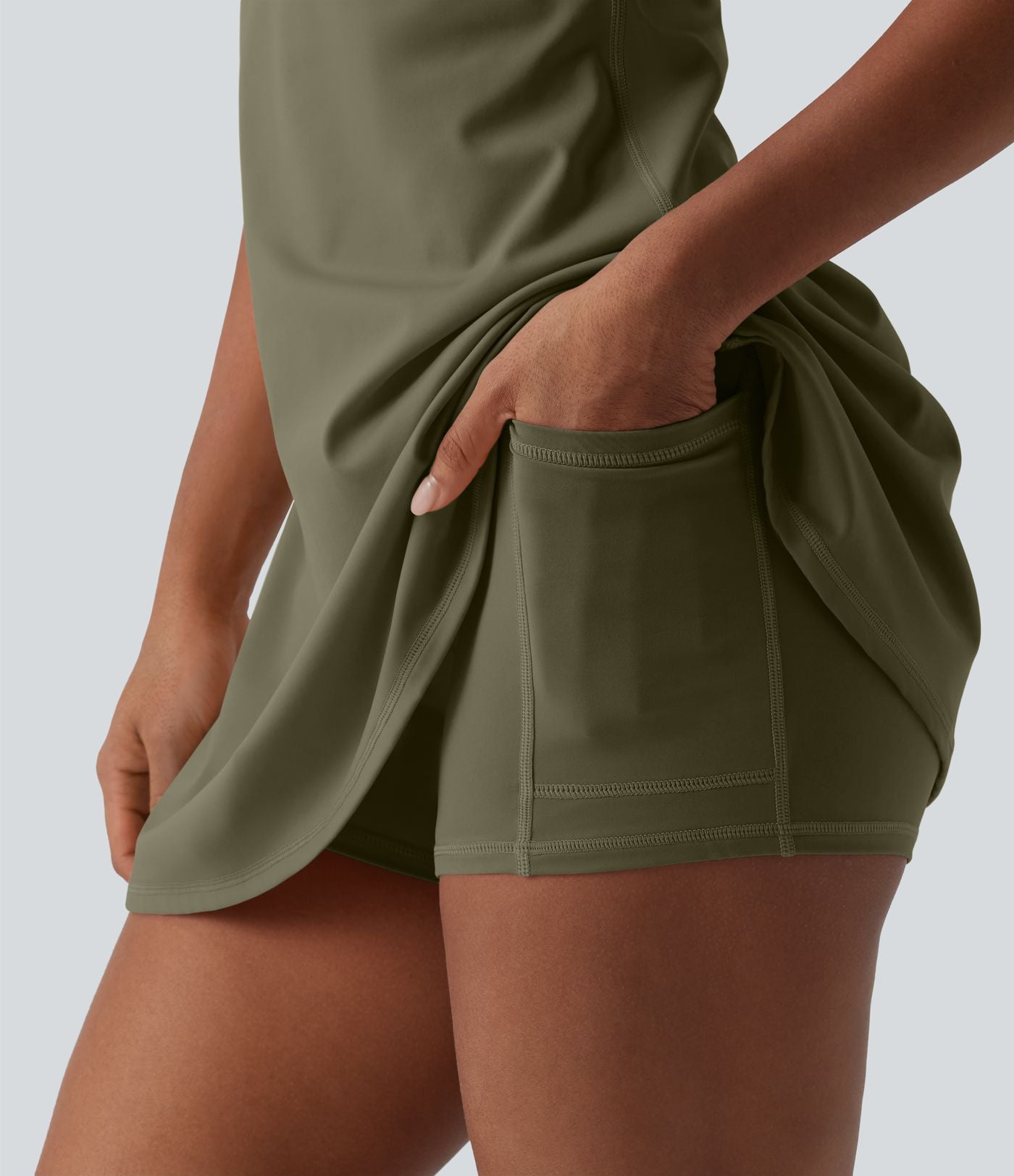 Robe sport SoftlyZero™ Plush ventre plat avec poches – Édition Easy Peasy