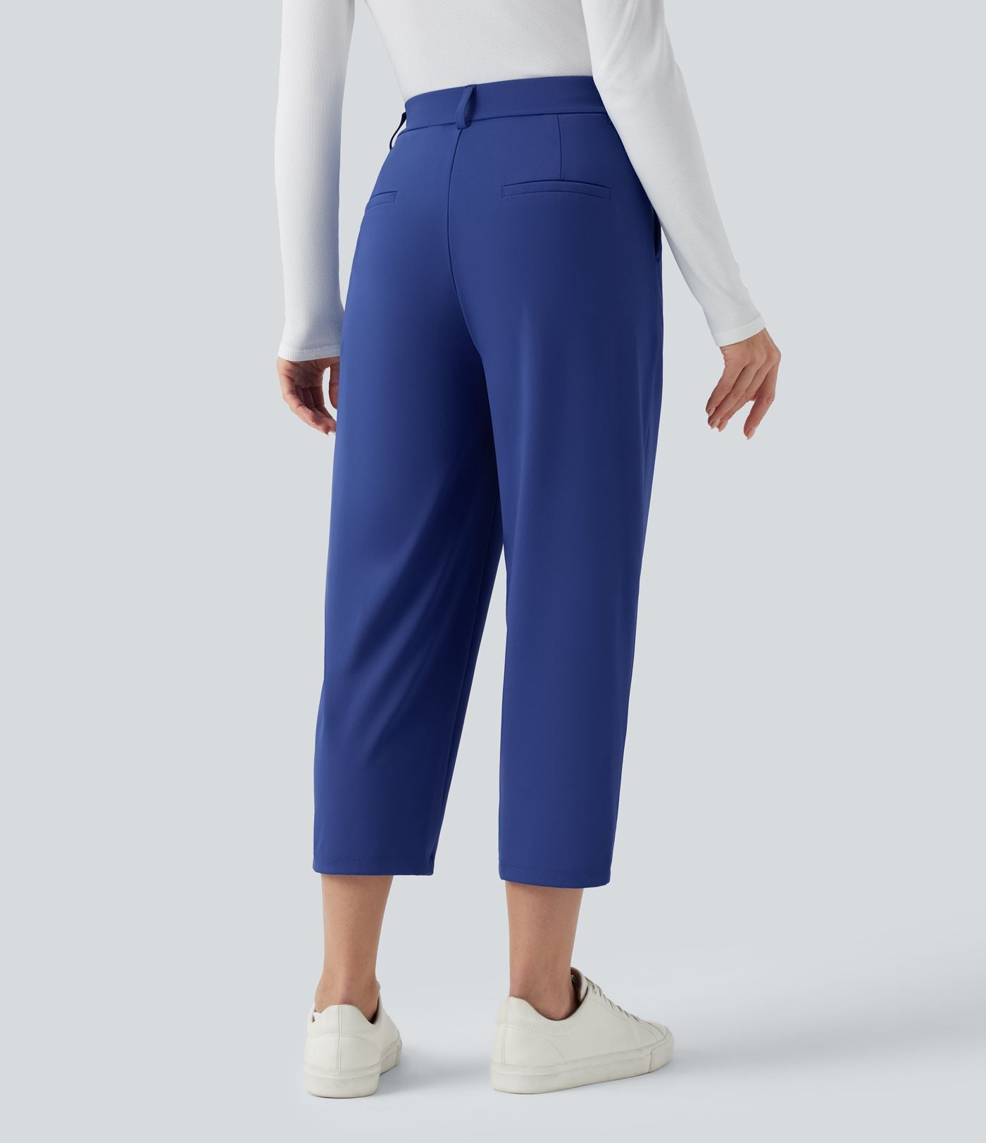 Pantalon tailleur court fuselé taille haute Halara Flex™ DayStretch avec poches