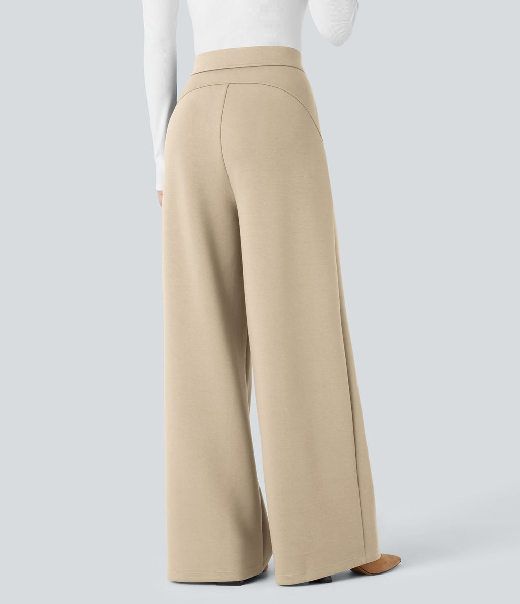 Pantalon de travail Halara Flex™ ample taille haute avec poches