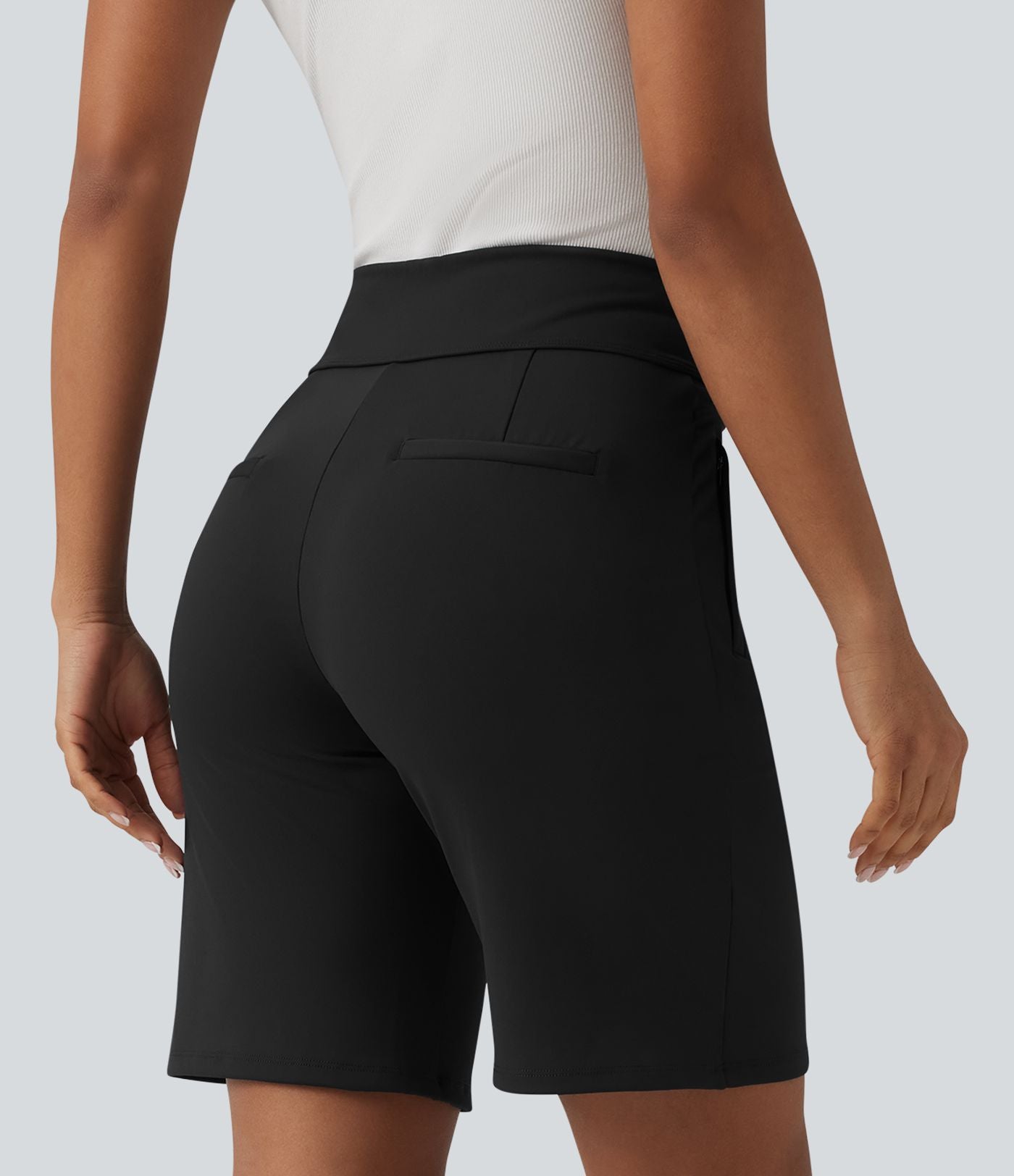 Short tailleur DayStretch ample taille haute avec poches