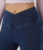 Halara Flex™ Jegging Travail Tricoté Extensible Lavé Poche Latérale Croisée
