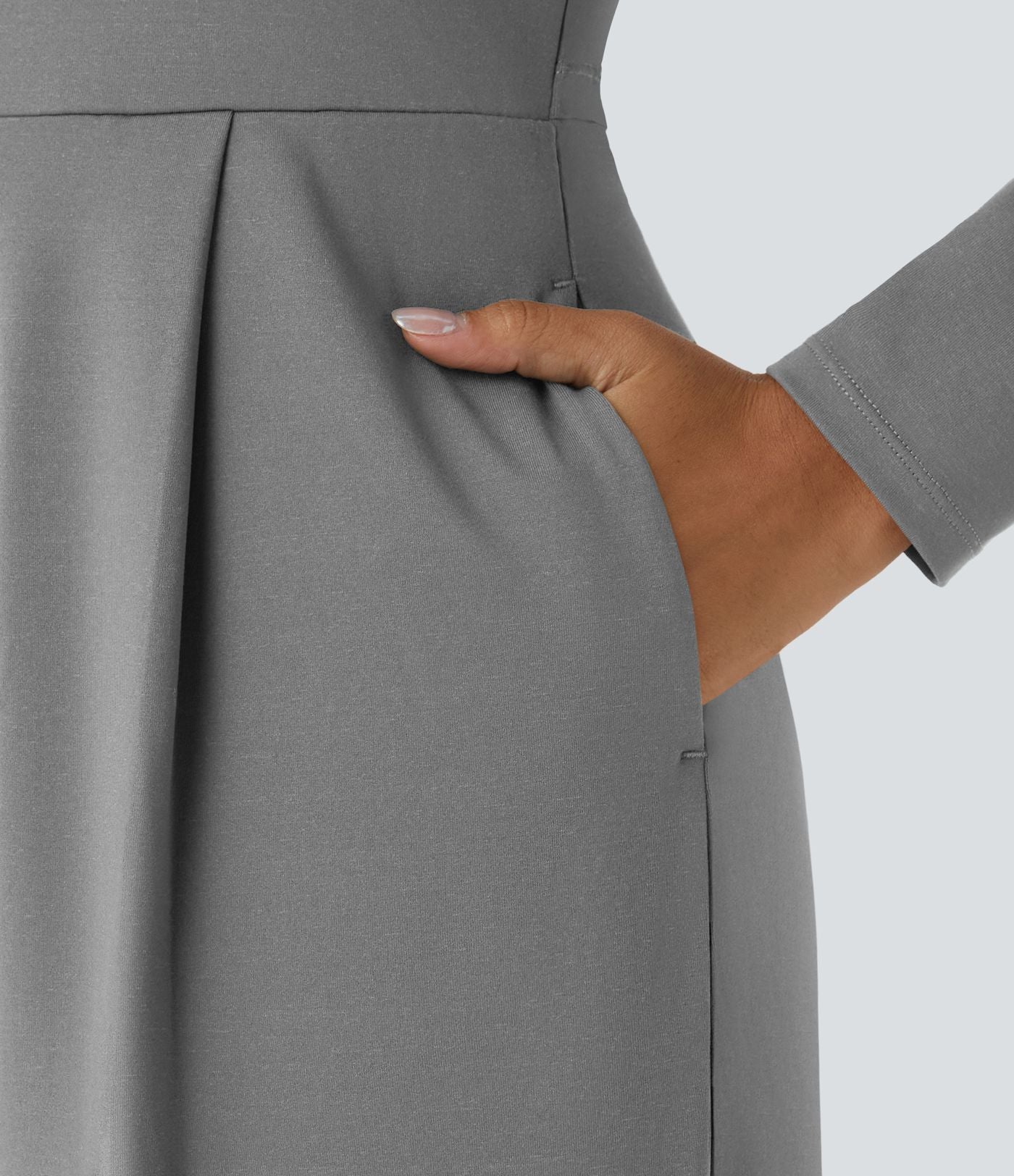 Combinaison de cérémonie à manches longues, coupe large avec poches latérales et zip invisible - Édition Easy Peasy