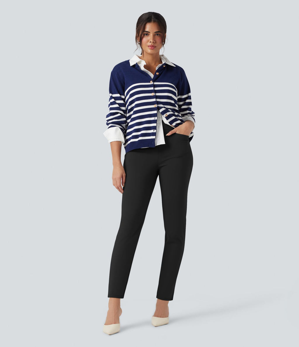 Pantalon de travail fuselé 7/8 taille haute Halara Flex™ DayStretch avec poches