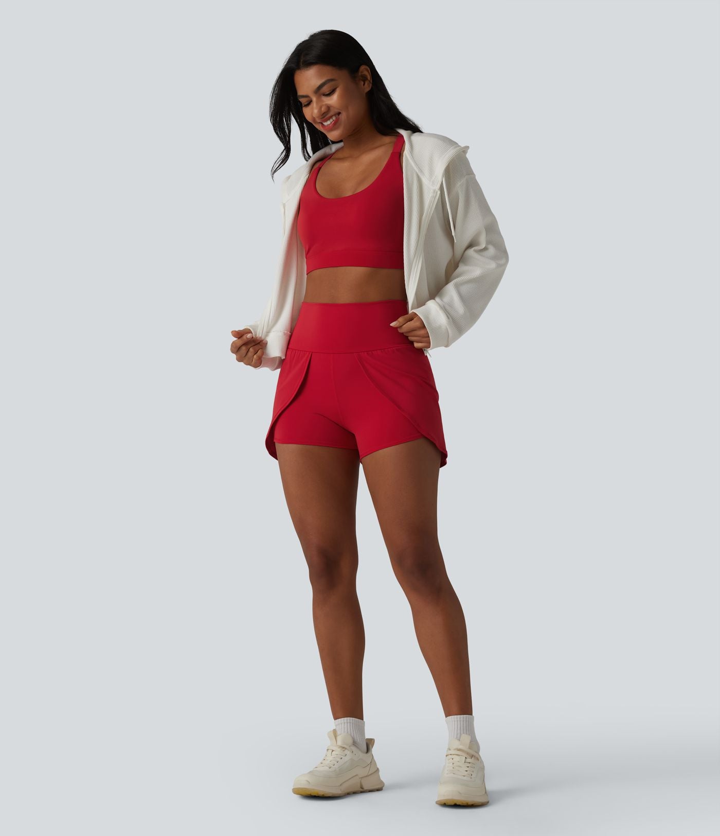 Short de yoga SoftlyZero™ Airy taille haute doux et respirant 7,5 cm avec poches